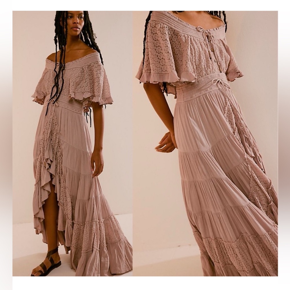FREE PEOPLE Dancing On Air Maxi Dress NEW